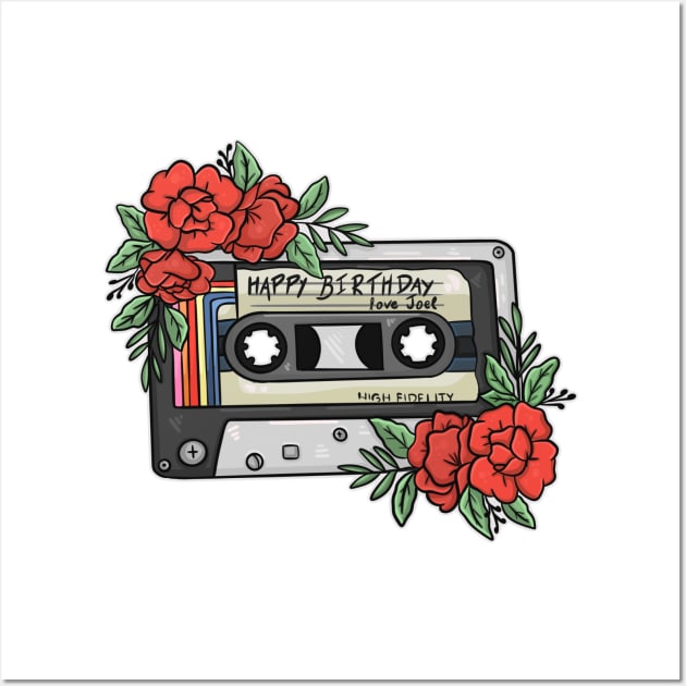 Cassette Mix Tape - The Last of Us - Joel and Ellie Wall Art by CosmicWitch616